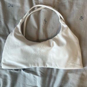 XS Crop Shop Boutique Lexi Crop Sports Bra in White